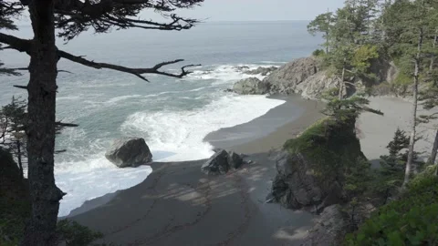 Waves and Ocean from Above Vídeo Stock 165357964