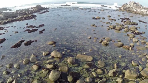 Waves and Ocean Aerials Stock Footage 34458388