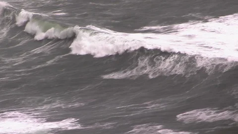 Waves and ocean shot Stock Footage 88053555