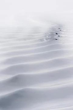 Waves and ripple pattern Hinlopen Strait Spitsbergen Island Svalbard Stock Photos