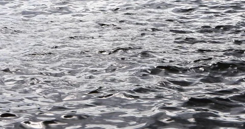Waves And Ripples On The Surface Of The Sea Stock-Footage 111789295