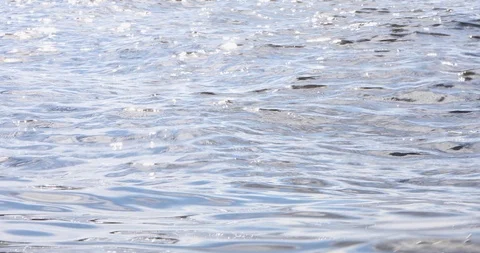 Waves And Ripples On The Surface Of The Sea Stock Footage 111789297