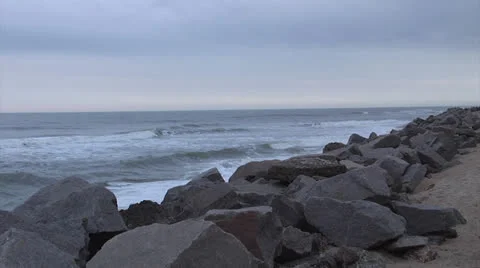 Waves and rocks, 300% Stock Footage 24464233