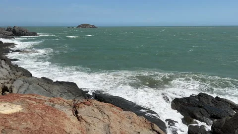 Waves And Rocks Stock Footage 237926683