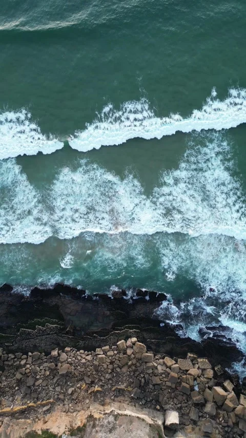 Waves and rocks Stock Footage 299128038