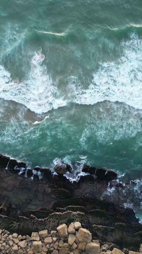 Waves and rocks Stock Footage 299128092