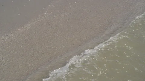 Waves and Sand Stock Footage 42012134
