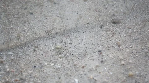 The waves and the sand Stock Footage 61326332