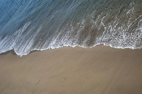 Waves and shoreline 스톡 사진