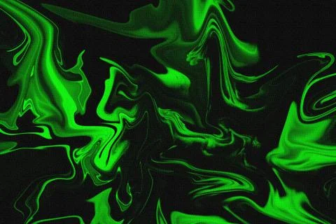 Waves and smokey effect green fabric textured background and wallpaper fabric Stock Illustration