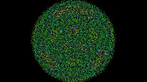 Waves and squares comp 8 Stock Footage 29598132