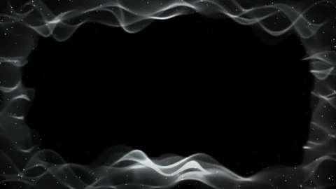 Waves and Stars Frame Stock Footage 89886172
