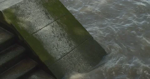 Waves and Steps | Angle 1 Close Up 2 |  60 FPS Slow Mo 4k 動画素材 144011877