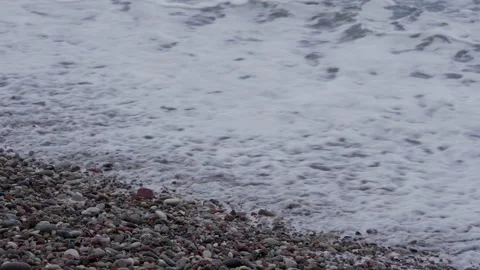 Waves and stones Stock Footage 227033310