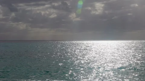 Waves and sun, coastline during sunset Stock Footage 301818272