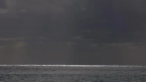 Waves and sun, coastline during sunset Stock Footage 301818293