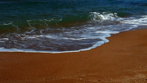 Waves and surf of water Stock-Footage 134504251