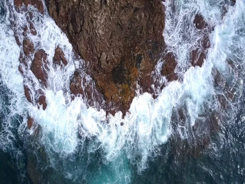Waves on the Atlantic Coast 2 Stock Footage 76436587