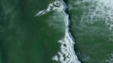 Waves of the Atlantic ocean at 50fps Stock Footage 230982737