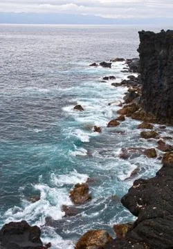 Waves of the Atlantic ocean Stock Photos