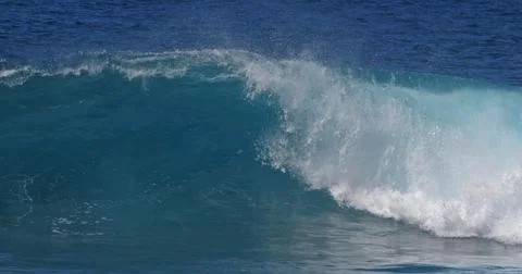 Waves in Atlantic Ocean, Porto Moniz, Madeira Island Portugal Stock Photos