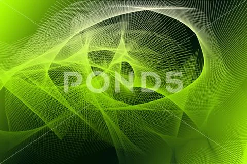 Waves background featuring vibrant lines and shapes in a dynamic visual art PSD Template