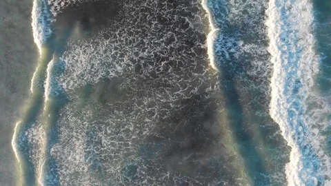 Waves Background Stock Footage 92296466