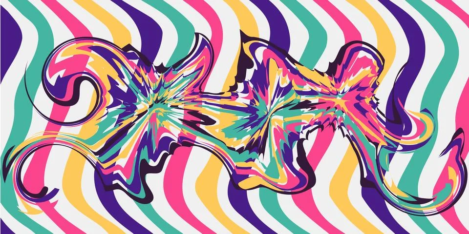 WAVES BACKGROUND Stock Illustration