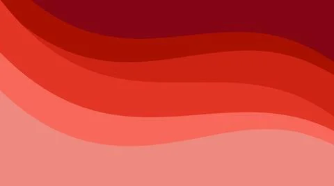 Waves background with red layers for banner concept Stock Illustration