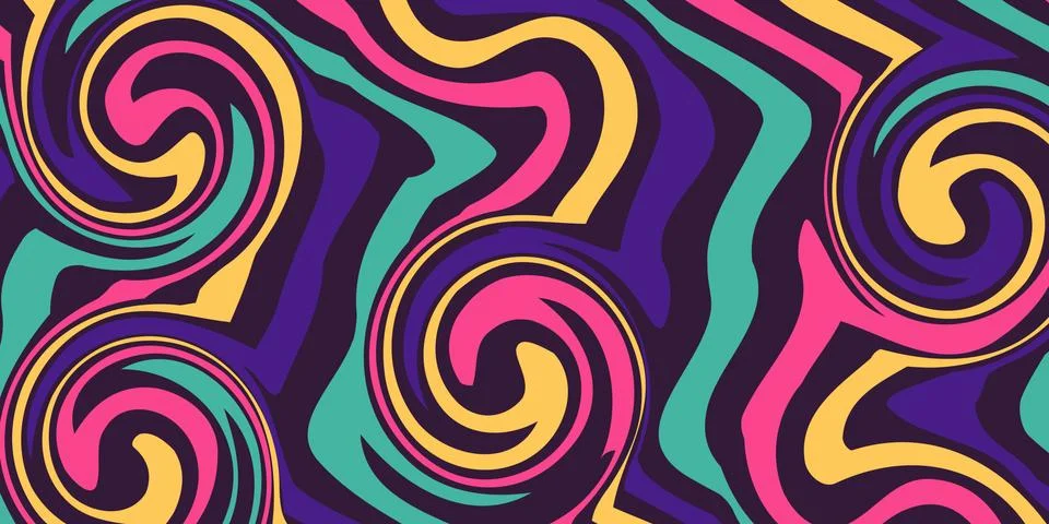 WAVES BACKGROUND SEAMLESS Stock Illustration