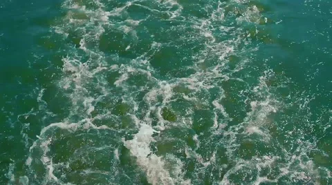 Waves backside 1 Stock Footage 41785416