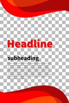 Waves for banner Stock Illustration