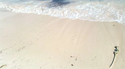 Waves at bavaro beach in punta cana Stock Footage 60633293