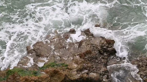 Waves in the Bay of Biscay Stock Footage 39975153