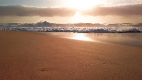 Waves on the beach 10 Stock Footage 121177254