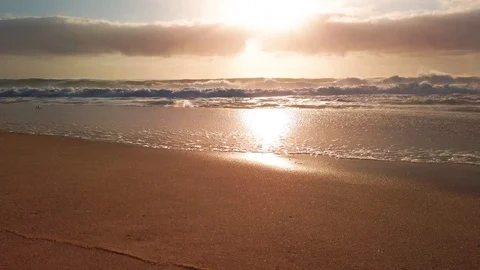 Waves on the beach 12 Stock Footage 121177267