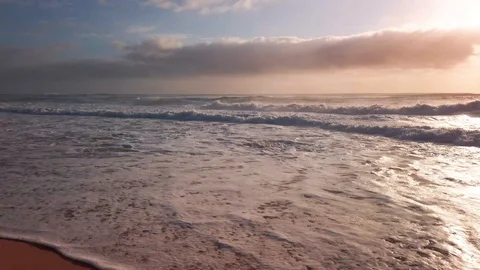Waves on the beach 15 Stock Footage 121177299