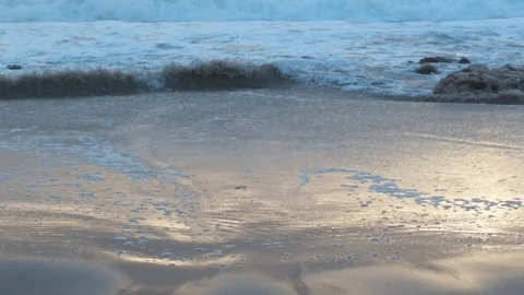 Waves on the beach 7 Stock Footage 120954766