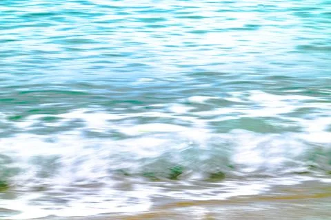 Waves on beach abstract for background or effects 스톡 사진