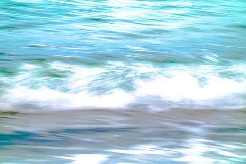 Waves on beach abstract for background or effects 스톡 사진