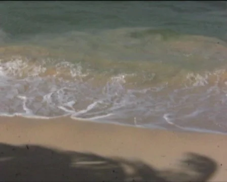 Waves in beach   Stock Footage 549642