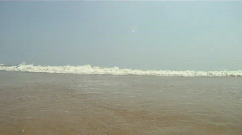 Waves on the Beach 스톡 동영상 728625