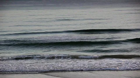 Waves at the beach Stock Footage 806262