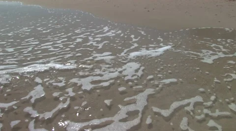 Waves on the Beach Stock Footage 6532427