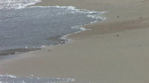 Waves on the Beach 動画素材 6536099