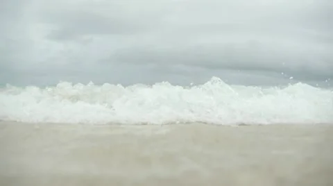 Waves at the beach Stock Footage 11844678