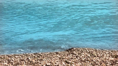 Waves on the Beach Stock Footage 36136541