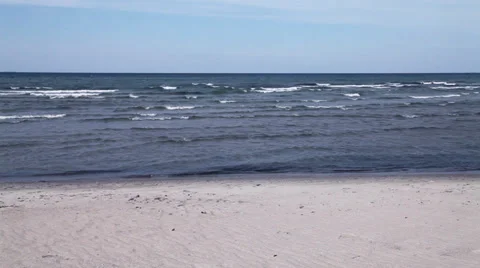 Waves at the beach Stock Footage 37427428