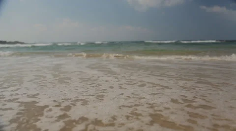 Waves on the Beach Stock Footage 37827414