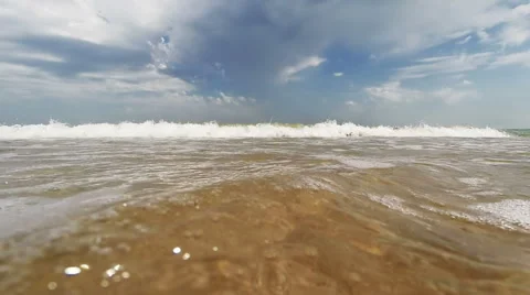 Waves on the beach Video stock 40670269